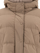 Brunello Cucinelli Down Veste en coton technique