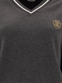 سويت شيرت برونيلو كوتشينيللي تكنو من قطن بيكيه مع الشعار