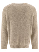 Brunello Cucinelli Mouliné Sweater With Raglan Sleeves