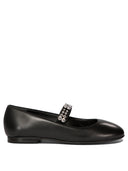 Casadei Ballet Flats avec des cristaux
