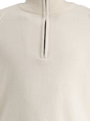 C.P. Company Half Zip Sweater With "Lens" Detail
