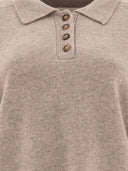 Loulou Studio "Homere" Cashmere Polo Sweater