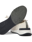 Brunello Cucinelli Cotton Chiné Knit Sneakers