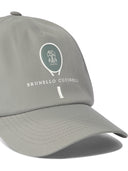 Brunello Cucinelli Lightweight Techno Fabric Cap With Tennis Print