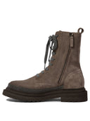 Brunello Cucinelli Combat Boots With Precious Contour