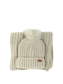 Barbour "Saltburn" Beanie And Scarf Set