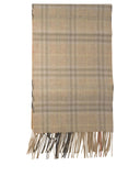 Burberry Reversible Cashmere Scarf In Check