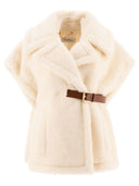 Max Mara Teddy Fabric Short Cape
