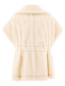 Max Mara Teddy Fabric Short Cape