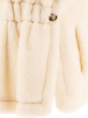 Max Mara Teddy Fabric Short Cape