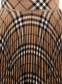 Burberry Wolle Mischung Falten -Checkrock