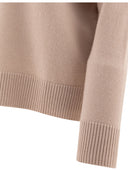 Max Mara S "Gorizia" Knit Hoodie In Wool And Cashmere