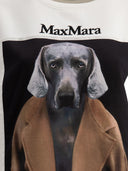 Max Mara Sweatshirt With Wegman Print