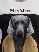 Max Mara Printed Jersey T Shirt