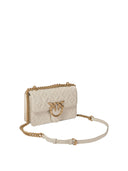 Pinko "Love One Mini" crossbody tas met reliëf Logo