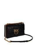 Pinko "Love One Classic" Crossbody Bag With Embossed Logo