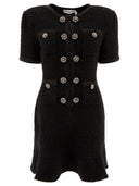 Self Portrait Knit Dress With Buttons