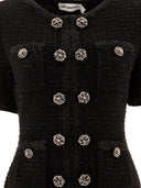 Self Portrait Knit Dress With Buttons