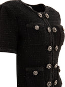 Self Portrait Knit Dress With Buttons