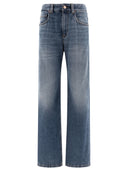 Brunello Cucinelli Jeans With Shiny Tab