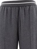 Pantaloni di cotone techno Brunello Cucinelli