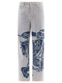 Burberry "Ekd" Oversized Jeans