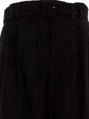 Max Mara S "Dina" Wide Gabardine Trousers
