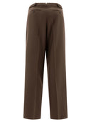 Ami Paris Wool Gabardine Trousers