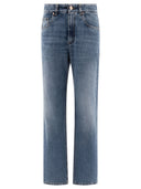 Brunello Cucinelli jeans "autentico" con scheda luccicante