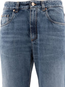 Brunello Cucinelli jeans "autentico" con scheda luccicante