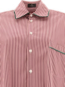 Chemise de popline à rayures Etro