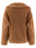 Max Mara Biker Coat in Teddy Fabric