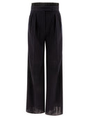 Max Mara "Piroghe" Pinstriped Trousers