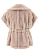 Max Mara Teddy Fabric Short Cape