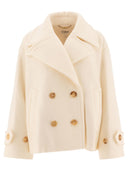 Chloé oversize corto cappotto