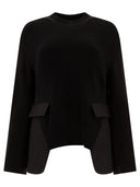 Sacai "Chalk Stripe X Knit" Sweater