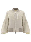 Giacca da bomber a corto di nylon sacai