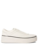 Sneaker jil sander con profili contrastanti