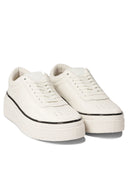 Sneaker jil sander con profili contrastanti