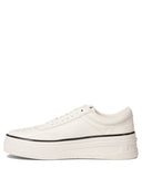 Sneaker jil sander con profili contrastanti