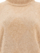 Brunello Cucinelli Wolle und Mohair "Schillerner Argyle" -Pullover