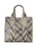 Burberry "Mini Check" Knitted Tote