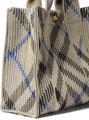 Burberry "Mini Check" Knitted Tote