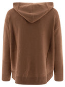 Max Mara S "Gorizia" Knit Hoodie In Wool And Cashmere