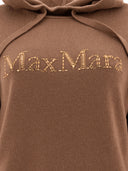 Max Mara S "Gorizia" Knit Hoodie In Wool And Cashmere