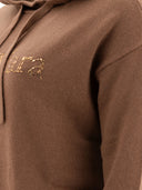 Max Mara S "Gorizia" Knit Hoodie In Wool And Cashmere