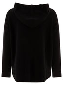 Max Mara S "Gorizia" Knit Hoodie In Wool And Cashmere