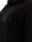 Max Mara S "Gorizia" Knit Hoodie In Wool And Cashmere
