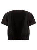 Sacai "Nylon Twill X Cotton Jersey" T Shirt