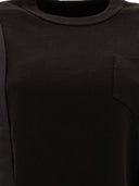 Sacai "Nylon Twill X Cotton Jersey" T Shirt
